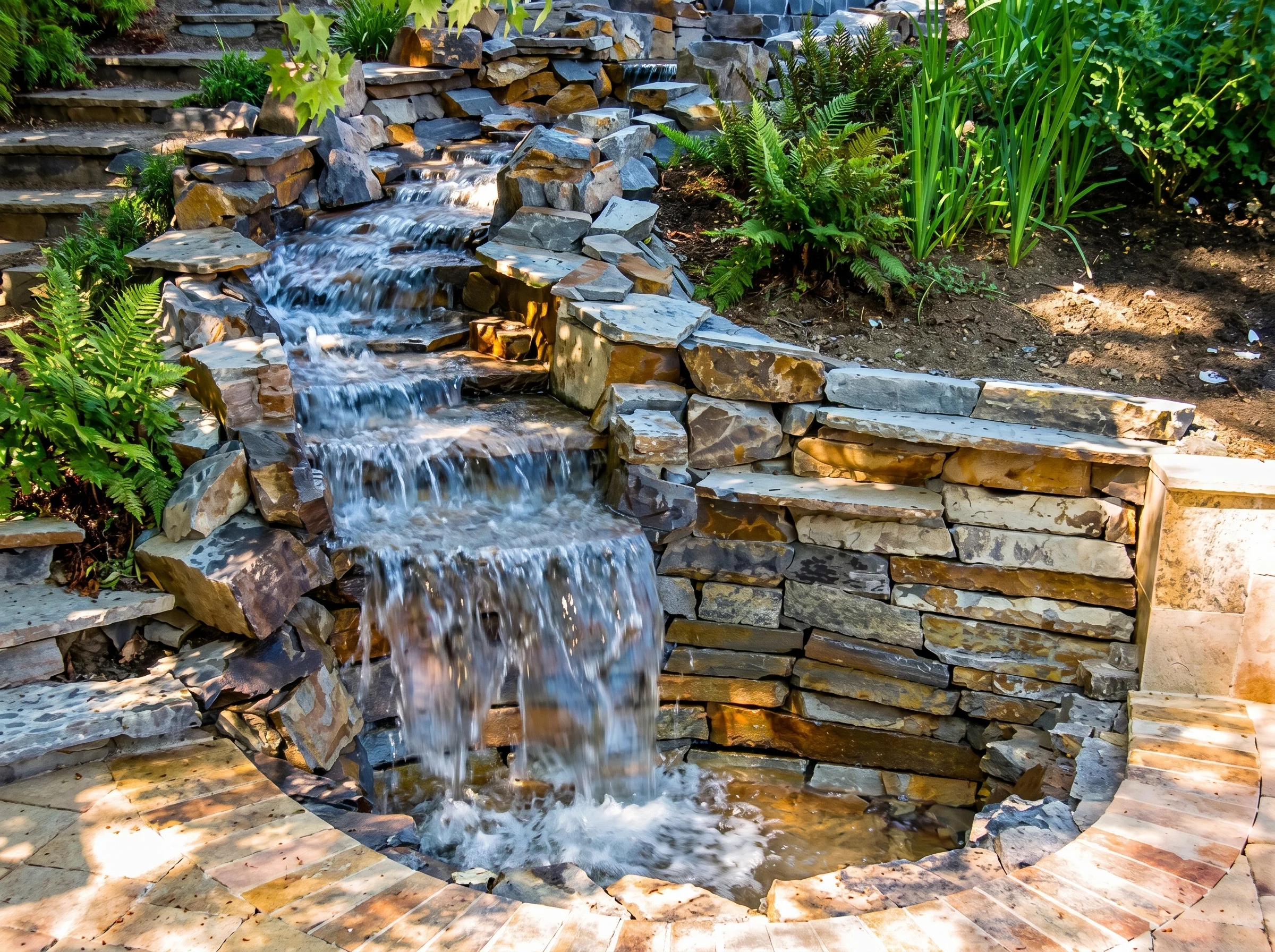 Formal Fountain & Water Feature